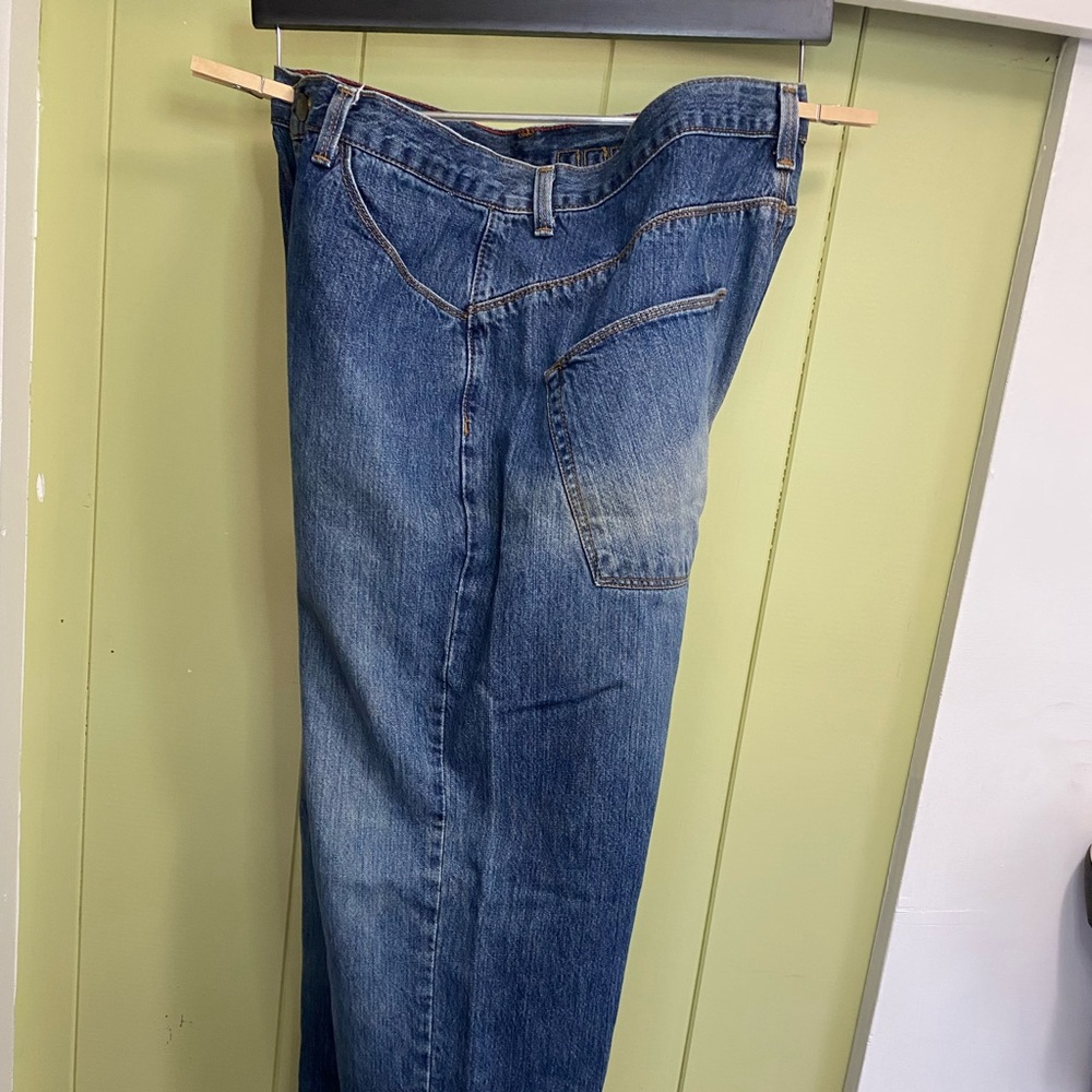 Mossimo Mossissue Men's Six Pocket Blue Jeans Size 34/30 Gently Used - Picture 3 of 8